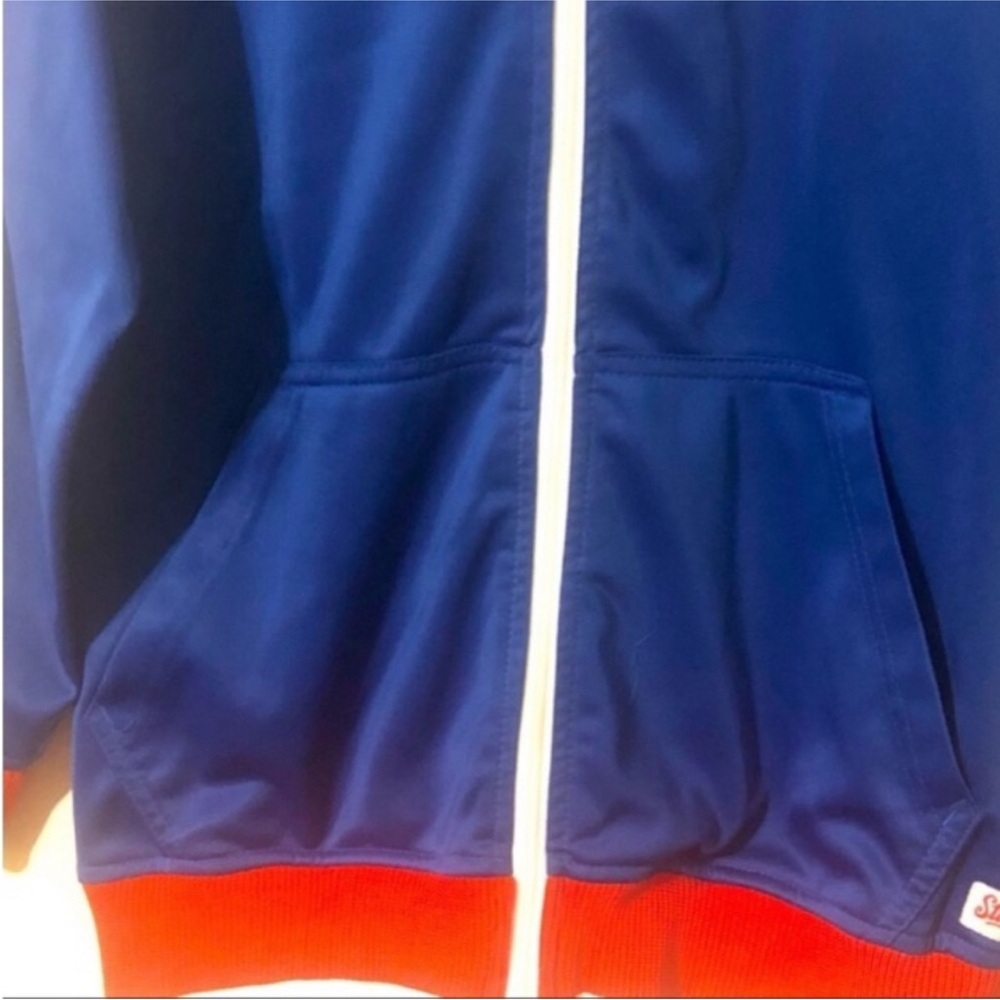 STITCHES LA CLIPPERS Full Zipper Red White And Blue SPORTS Jacket Size SMALL - Picture 4 of 15